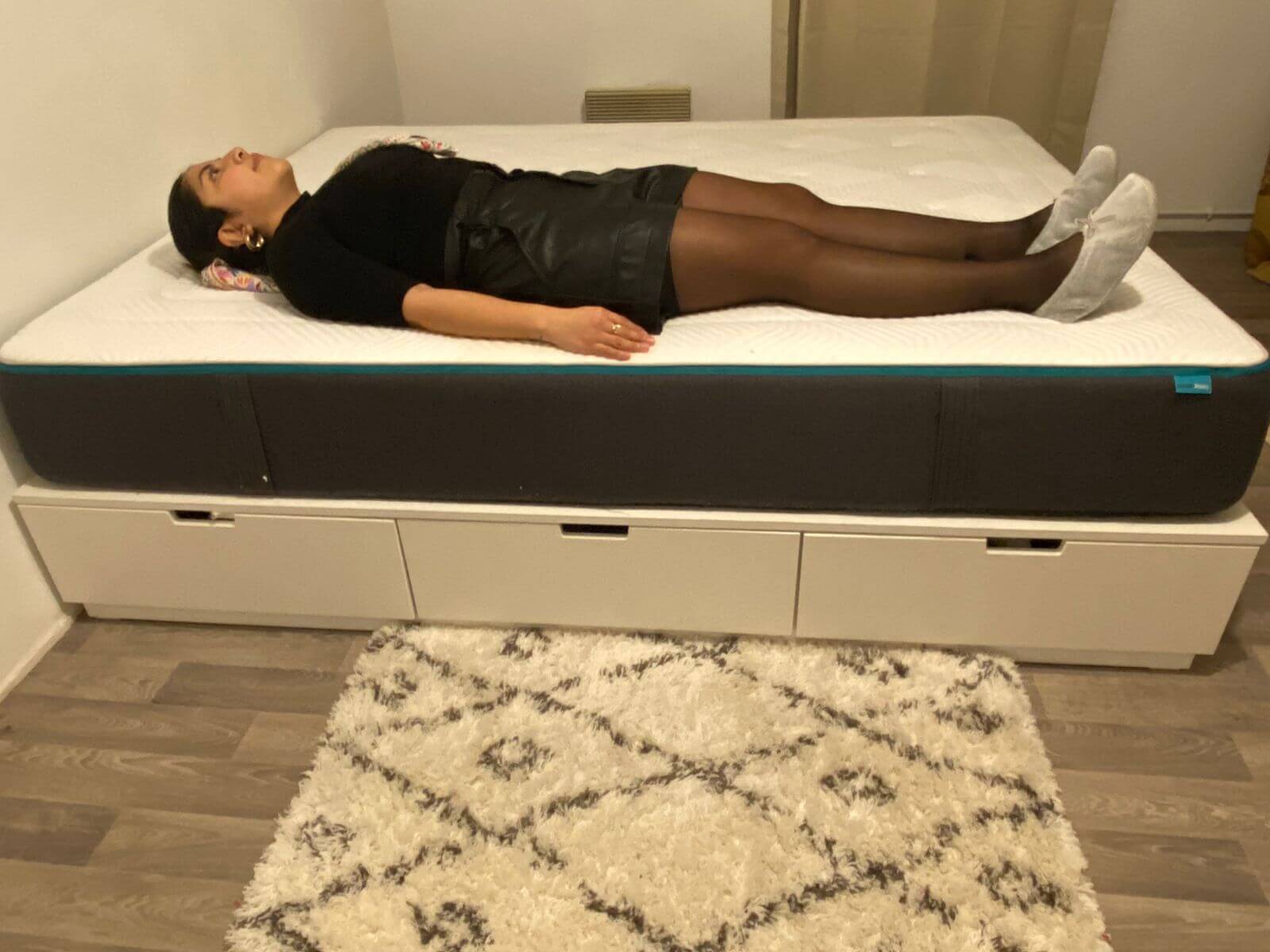 colchon green therapy boca arriba